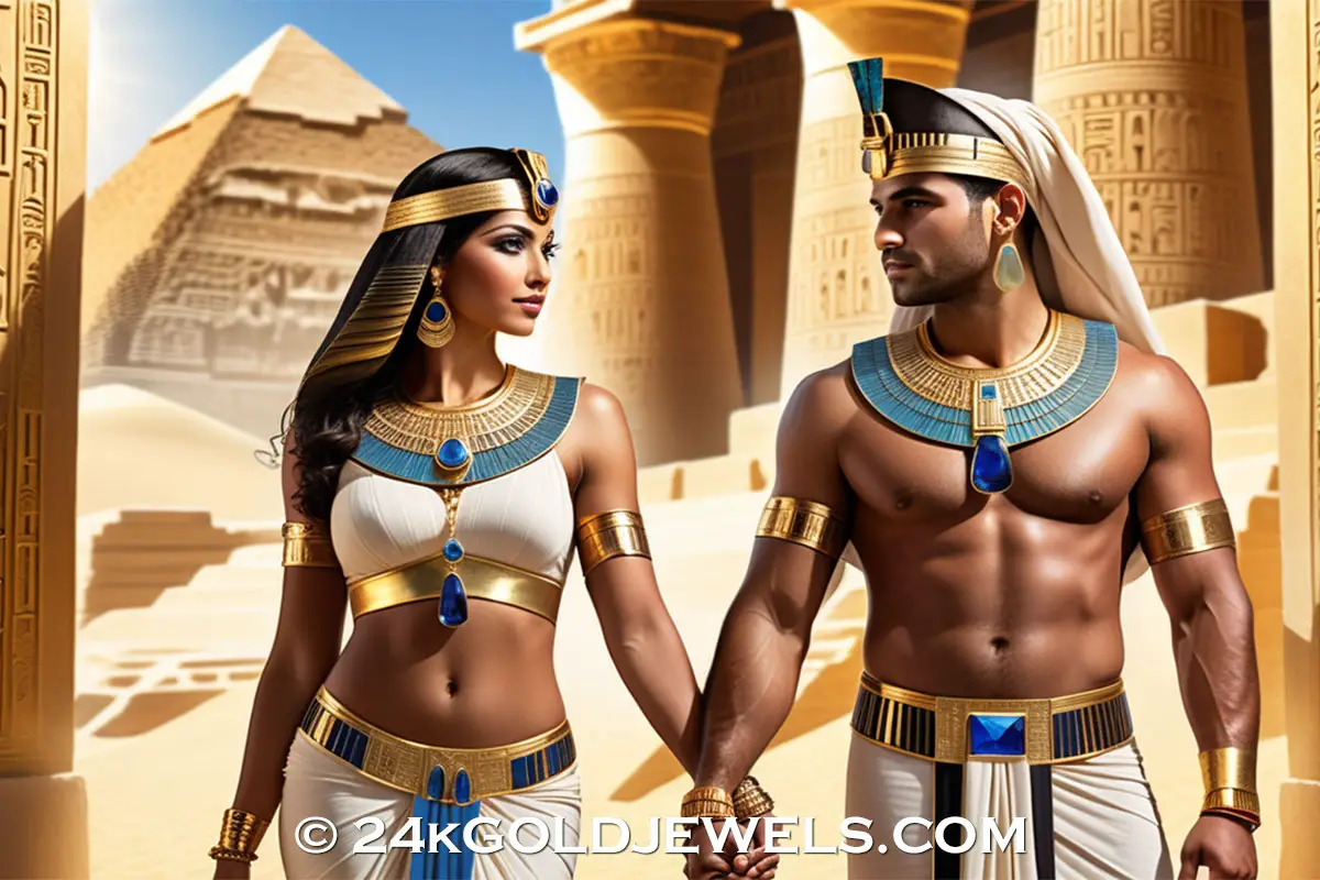 Ancient Egyptian Couple Jewellery